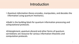 Quantum Information Theory and Many-Body Physics: Exploring Quantum ...
