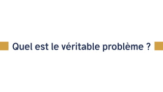 Quel est le véritable problème ?
Les 5 « Pourquoi ? » et la
définition récursive
 
