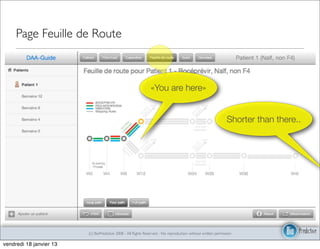 Page Feuille de Route



                                                               «You are here»


                                                                                                               Shorter than there..




                         (c) BioPredictive 2008 - All Rights Reserved - No reproduction without written permission

vendredi 18 janvier 13
 