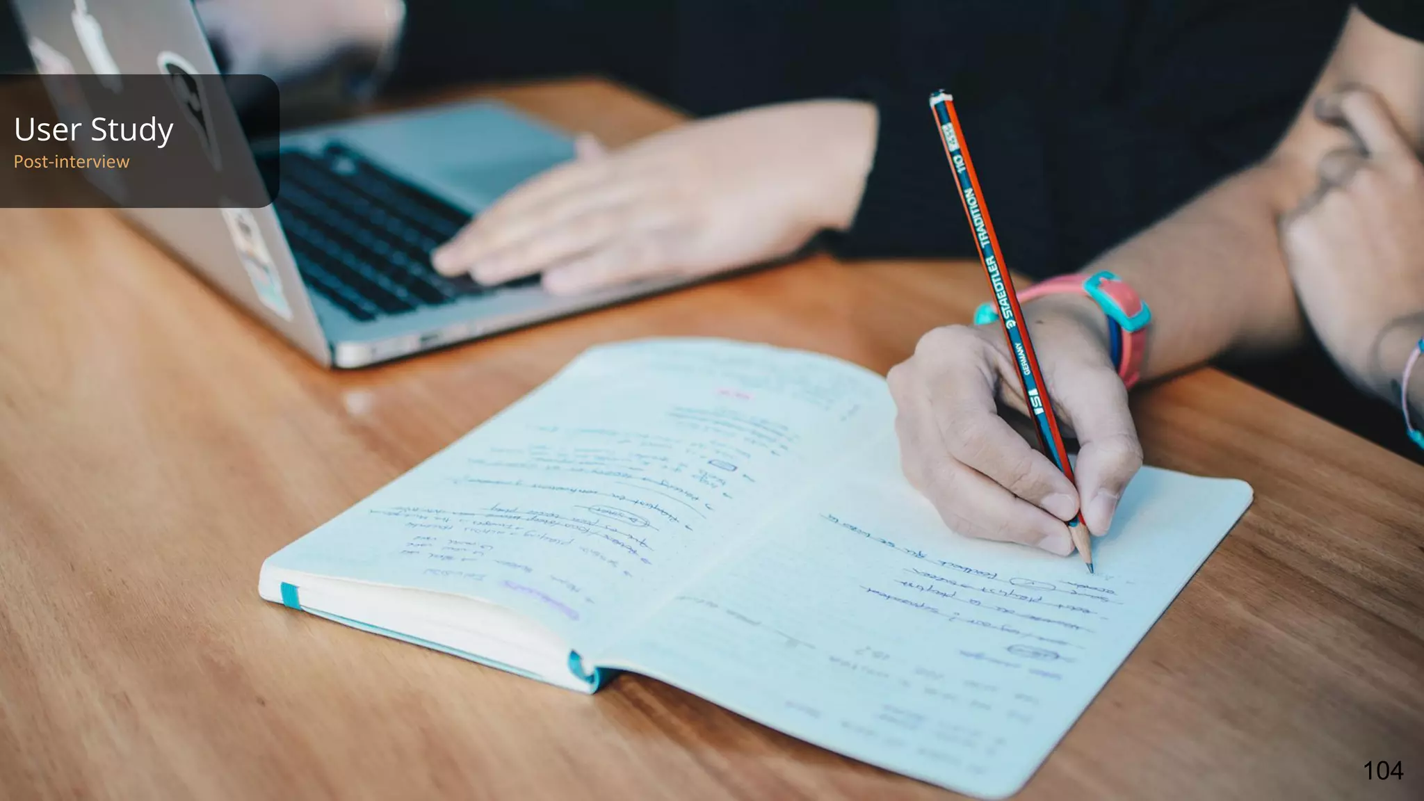 User Study
Post-interview
104
 