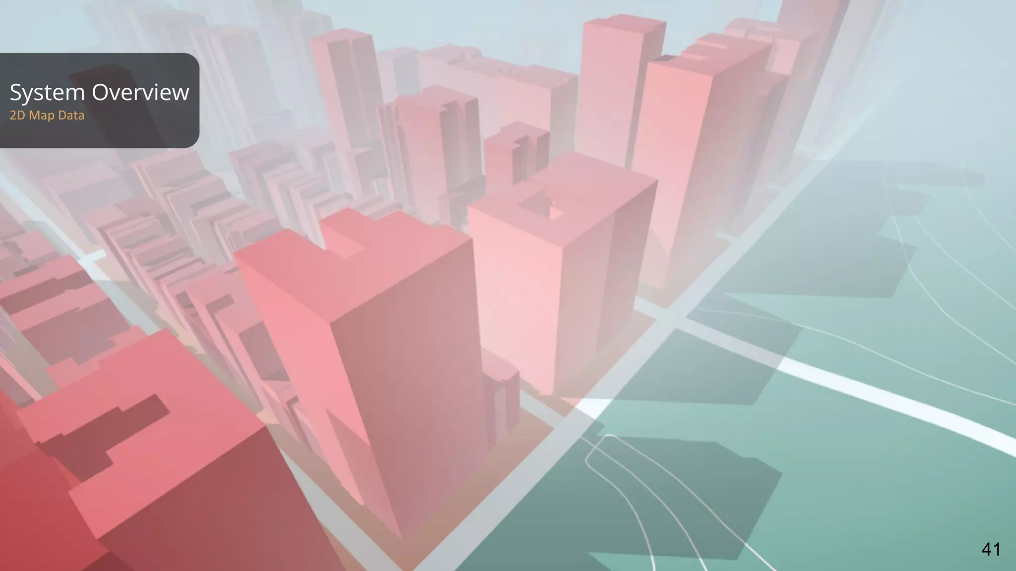 System Overview
2D Map Data
41
 