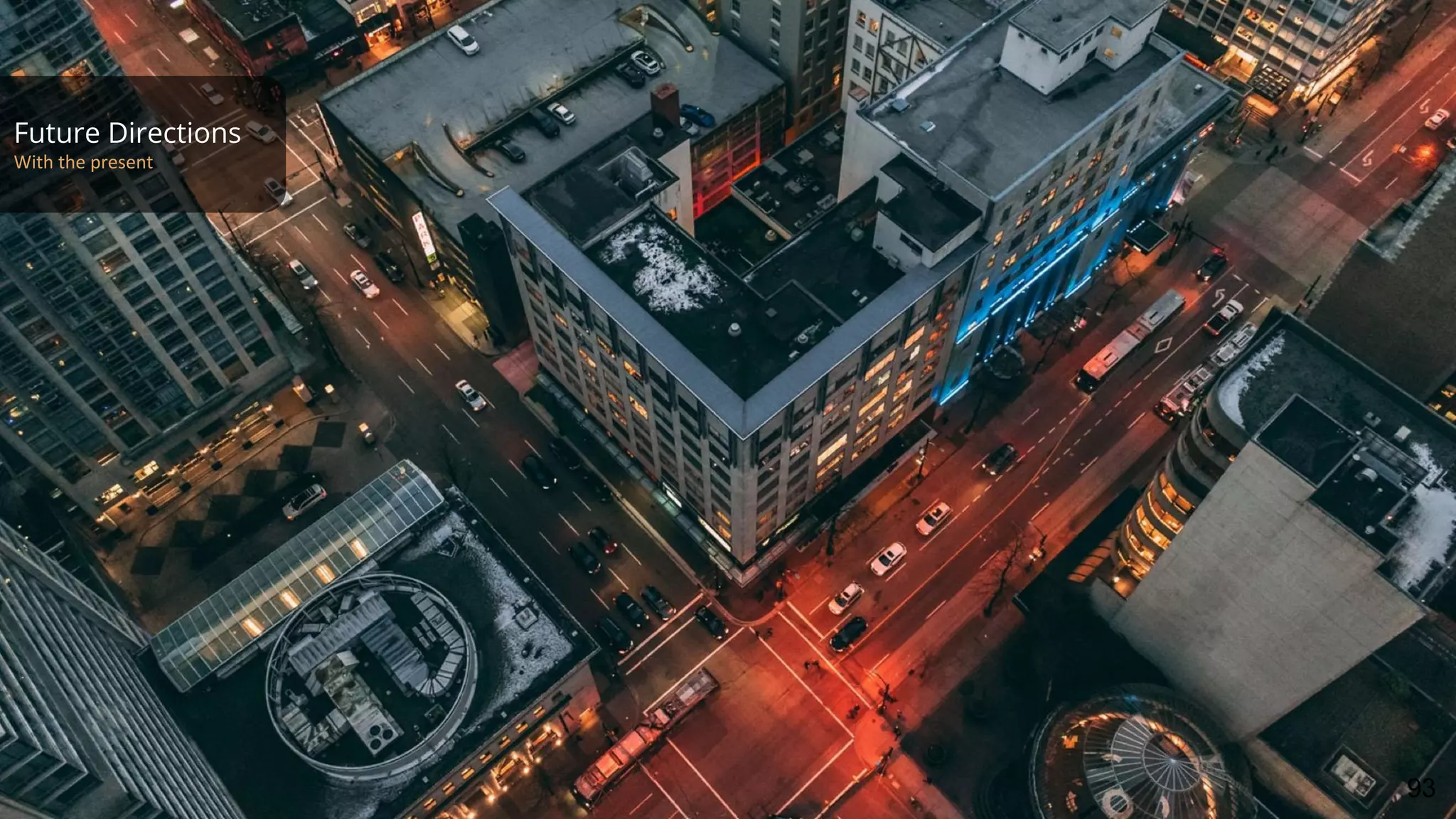 Future Directions
With the present
93
 