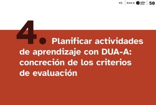 Diseño universal de aprendizaje DUA EDUCACION INCLUSIVA | PDF