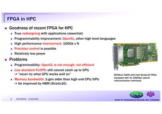 Cygnus - World First Multi-Hybrid Accelerated Cluster with GPU and FPGA ...