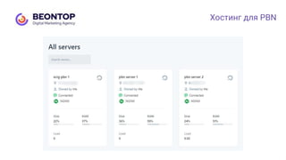 Хостинг для PBN
 