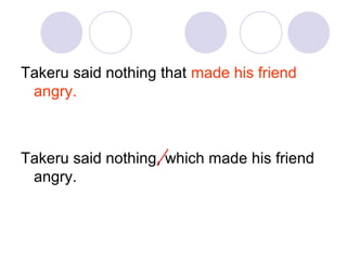 Takeru said nothing that made his friend
angry.
　
Takeru said nothing, which made his friend
angry.
　　　　　　　　　　　　　　　　　　　
　
 