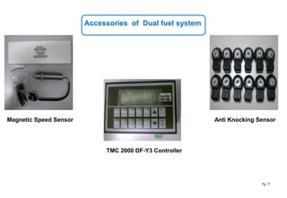 Pg. 17
Accessories of Dual fuel system
Magnetic Speed Sensor Anti Knocking Sensor
TMC 2000 DF-Y3 Controller
 