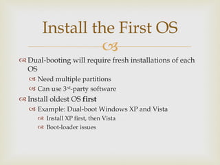 Dual boot | PPT