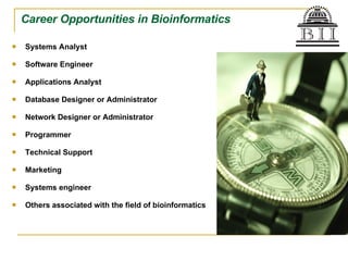 PG Diploma in Bioinformatics / Cheminformatcs | PPT