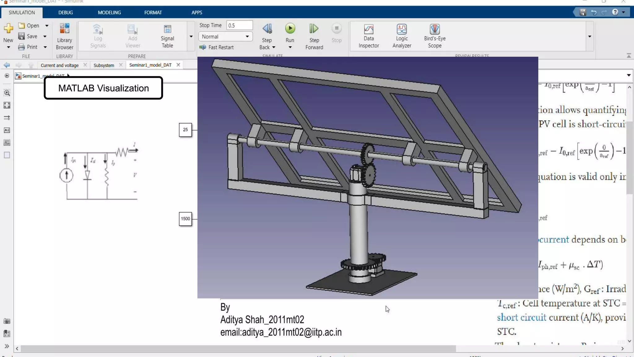 Dual axis solar tracker