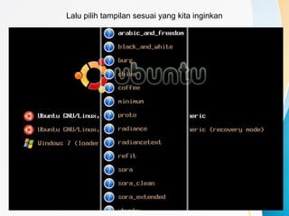 Lalu pilih tampilan sesuai yang kita inginkan
 