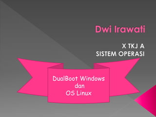 DualBoot Windows
dan
OS Linux
 