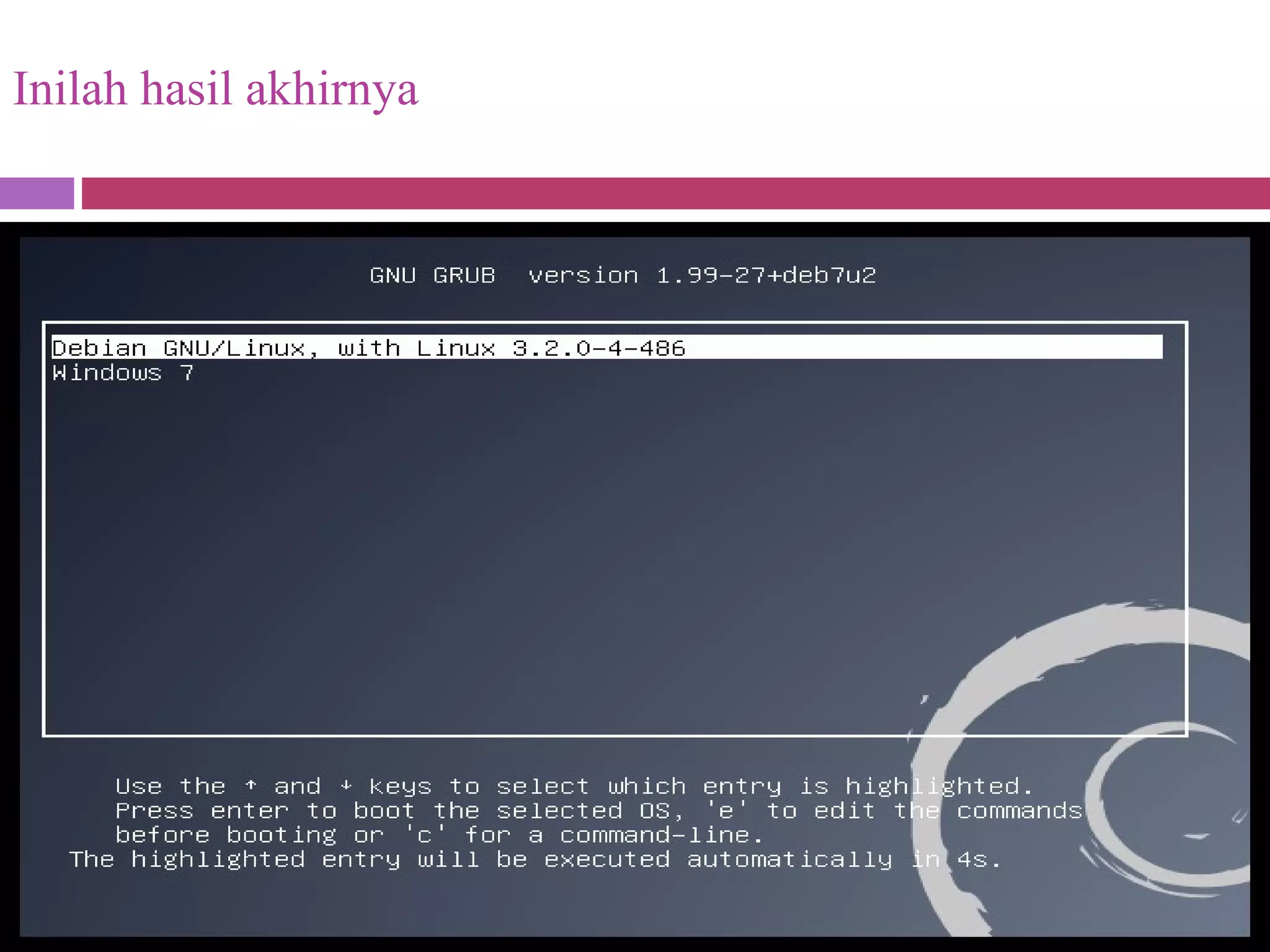 Inilah hasil akhirnya
 
