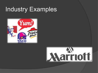 Industry Examples
 