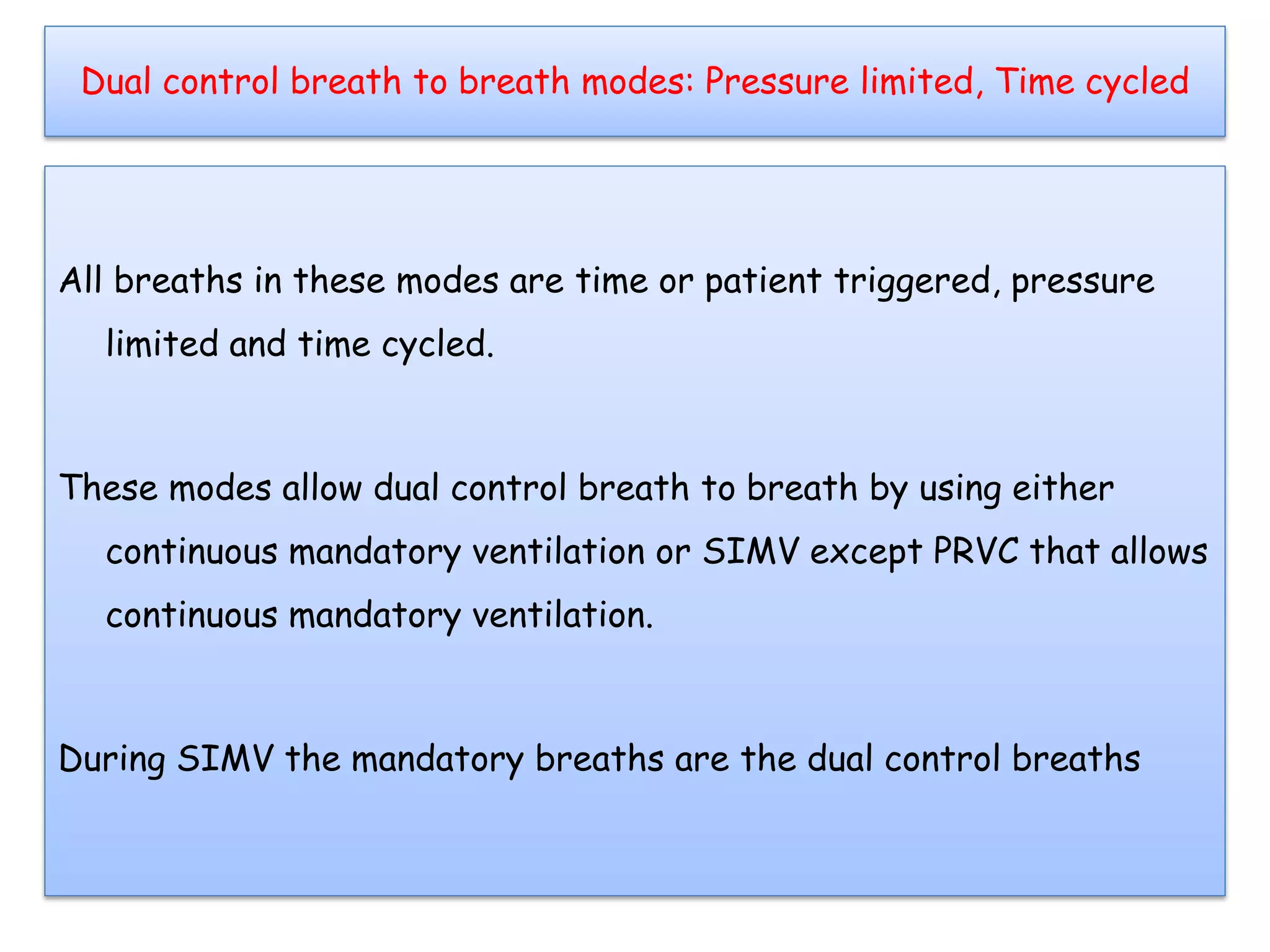 Dual controlled modes of mechanical ventilation [onarılmış] | PDF