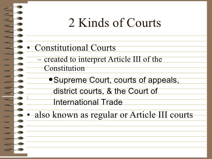 dual court system