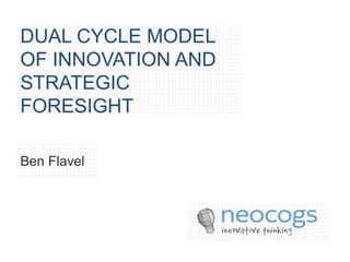 DUAL CYCLE MODEL
OF INNOVATION AND
STRATEGIC
FORESIGHT
Ben Flavel
 