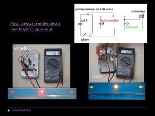 Para acessar o vídeo desta
montagem clique aqui



 vermelho




                             verde




marisac@pucsp.br
 