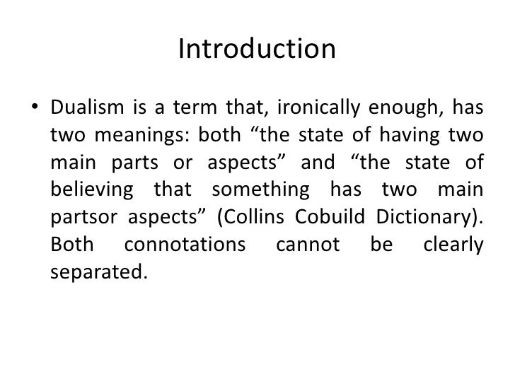 Dualism