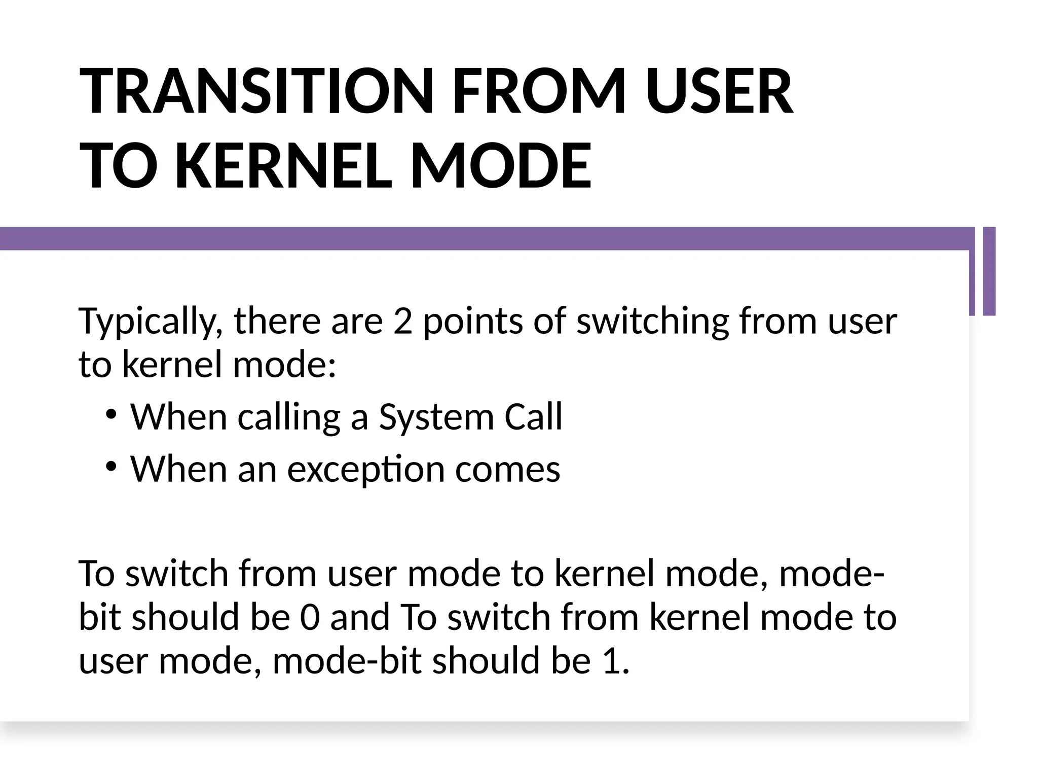 Dual Mode Operations in OS - User Mode, System Mode & Kernel ...