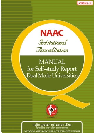 NAAC for Quality and Excellence in Higher Education
Copyright Reg. No: L-94579/2020
1
APPENDIX – III
 