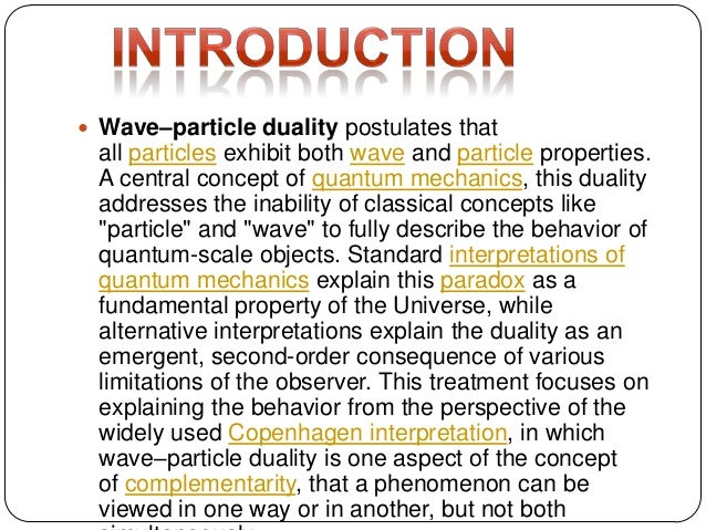 Is The Dual Nature Of Light A Paradox Is The Dual Nature Of Light A Paradox