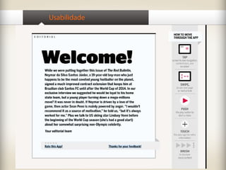 Usabilidade
 