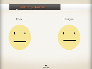 Perfil do profissional
Coder Designer
 