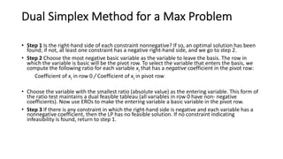 Simplex Method And Dual Simplex Method Problems Process Optimization Problems DualSimplexMethod_optimization_techniques.pdf