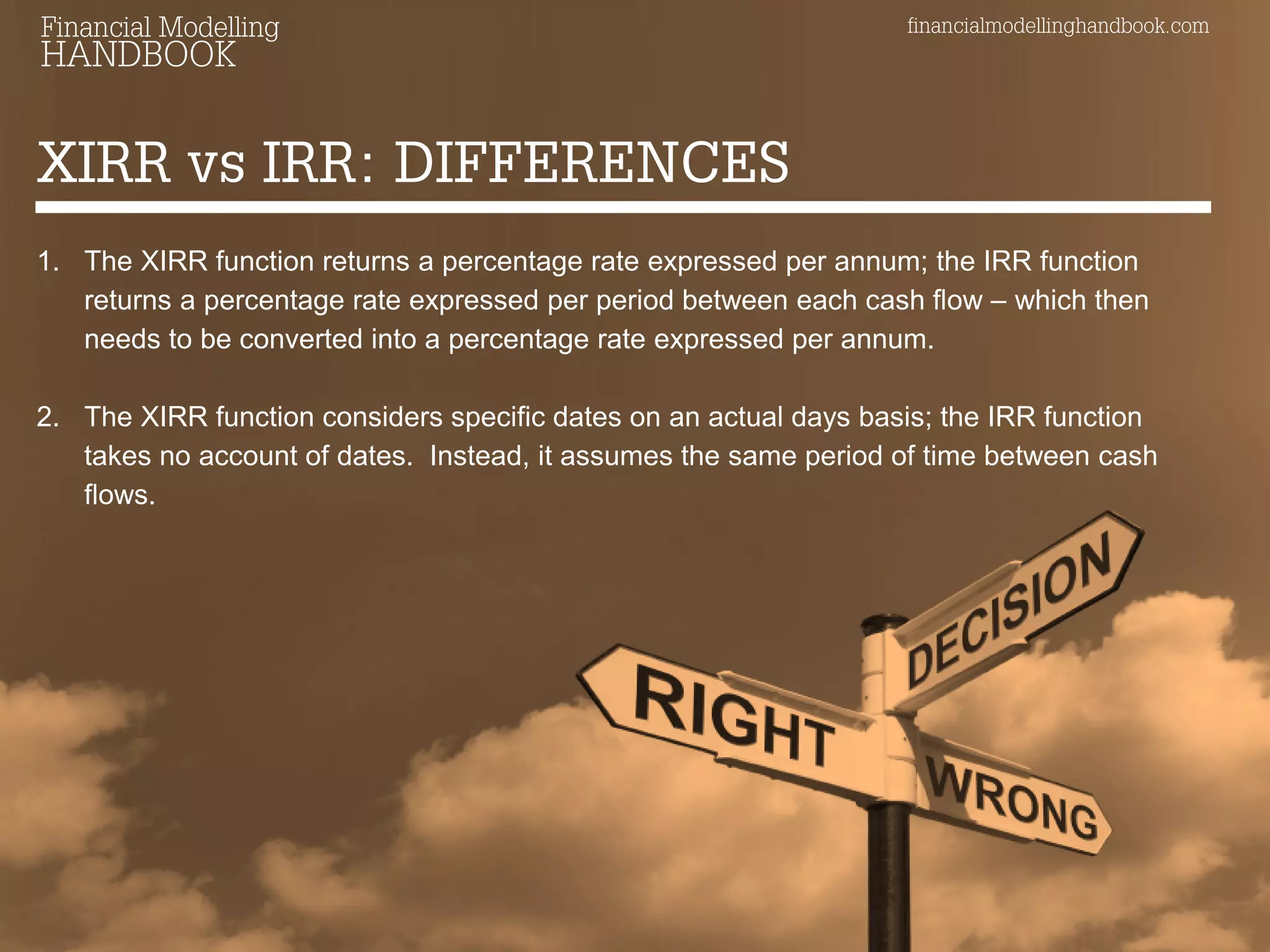 Dual timeline IRR | PDF