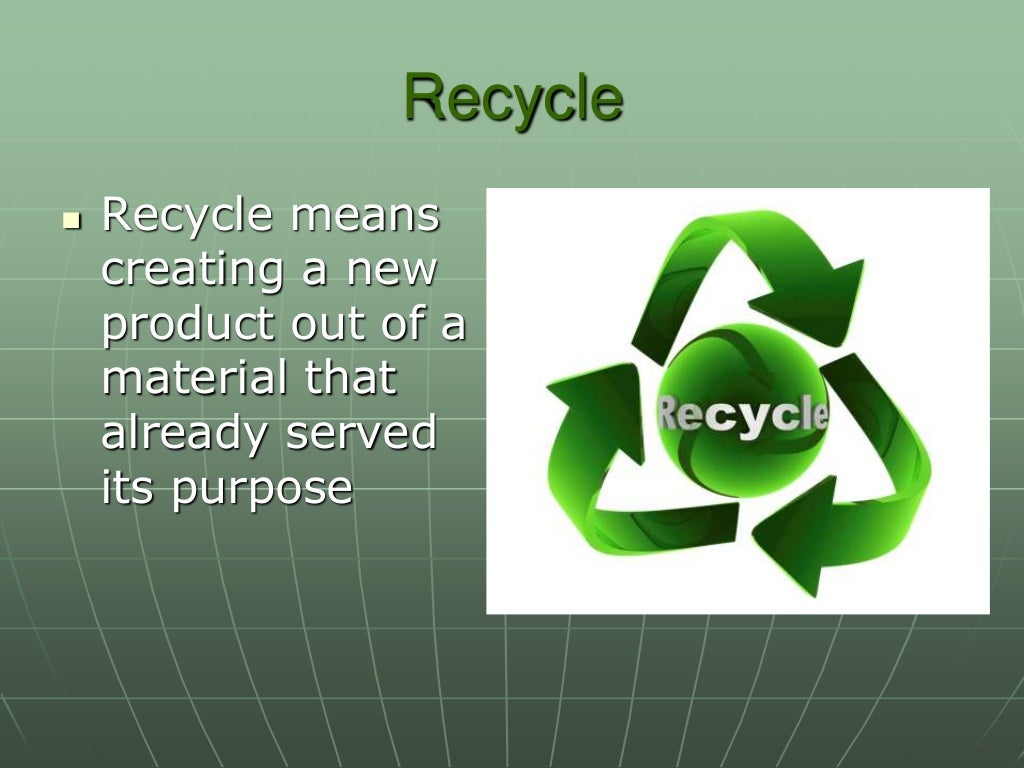 Waste Management vUsing the 5Rs Techniques