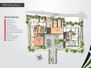 Mặt bằng tầng 1  