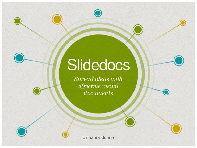 slidedocs spread ideas with effective visual documents