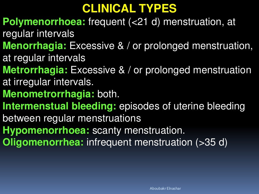 Dysfunctional Uterine Bleeding
