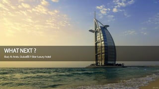 Burj Al Arab, Dubai’s 7 Star luxury hotel  