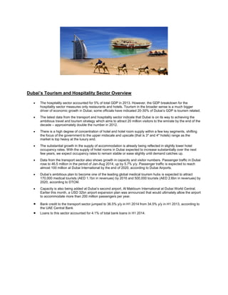 dubai tourism | PDF