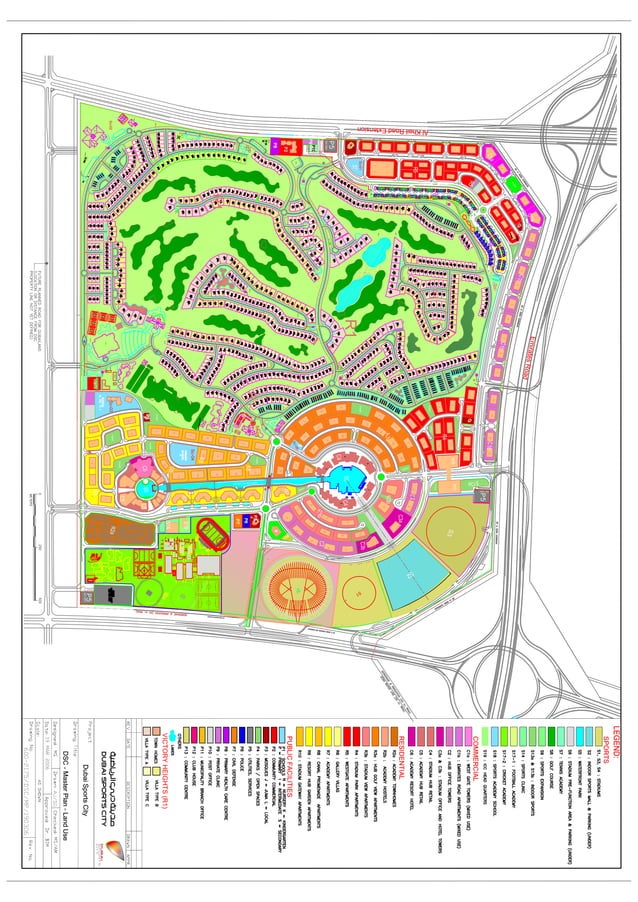 Dubai sport city master plan PDF