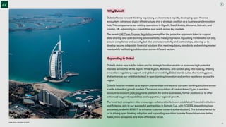 Dubai Tech: The Road to 2033
Why Dubai?
Dubai offers a forward-thinking regulatory environment, a rapidly developing open finance
ecosystem, advanced digital infrastructure, and a strategic position as a business and innovation
hub. This complements our existing operations in Riyadh, Saudi Arabia, Manama, Bahrain, and
London, UK, enhancing our capabilities and reach across key markets. 

The recent UAE Open Finance Regulation exemplifies the proactive approach taken to support
data-sharing and open banking advancements. These progressive regulatory frameworks not only
ensure compliance and security but also promote creativity and partnerships, allowing us to
develop secure, adaptable financial solutions that meet regulatory standards and evolving market
needs while facilitating collaboration across different sectors.
Expanding in Dubai
Dubai’s status as a hub for talent and its strategic location enable us to access high-potential
markets across the MENA region. While Riyadh, Manama, and London play vital roles by offering
innovation, regulatory support, and global connectivity, Dubai stands out as the next key piece
that enhances our ambition to lead in open banking innovation and service excellence across the
region. 

Dubai’s location enables us to explore partnerships and expand our open banking solutions across
a wide network of growth markets. Our recent acquisition of London-based Vyne, a real-time
account-to-account (A2A) payments platform for online businesses, further positions us to offer
enhanced payment capabilities and support our regional growth. 

The local tech ecosystem also encourages collaboration between established financial institutions
and fintechs, akin to our successful partnerships in Bahrain (i.e., with FLOOSS, streamlining loan
processes, and with BENEFIT to enhance customer consent authentication). This is instrumental for
us in driving open banking adoption and supporting our vision to make financial services better,
faster, more accessible and more affordable for all.
64
 