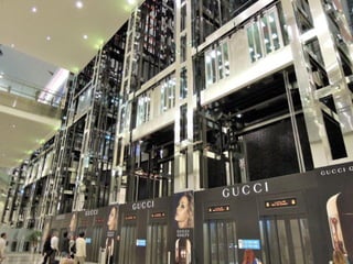 Dubai airport at night