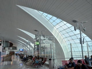 Dubai airport by day