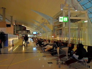 Dubai airport by day
