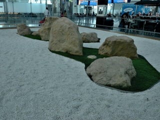 Dubai airport by day