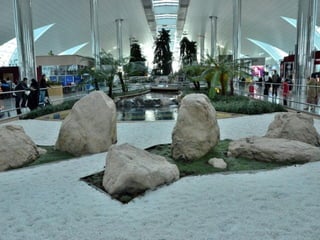 Dubai airport by day