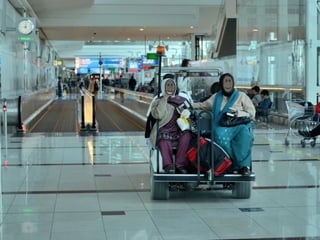 Dubai airport by day