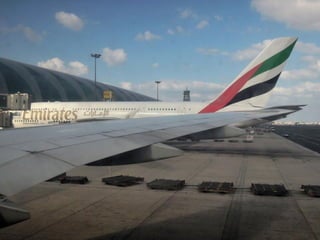Dubai airport by day