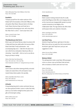 MAKE YOUR TRIP START AT HOME | WWW.ARRIVALGUIDES.COM
 