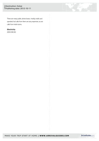 MAKE YOUR TRIP START AT HOME | WWW.ARRIVALGUIDES.COM
 