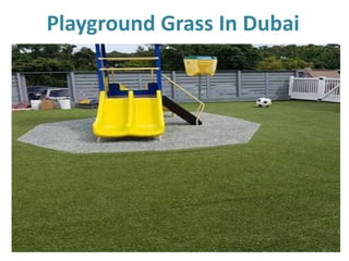 Playground Grass In Dubai
 