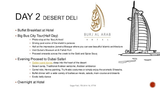 itinerary sample