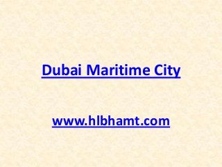 Dubai Maritime City
www.hlbhamt.com

 